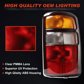 Lathsy tail light beside measuring tape showing correct fit and scale for installation