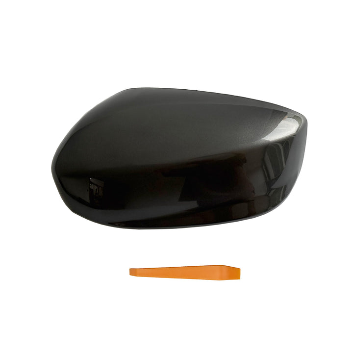 LAUBDGIE right mirror cover front view showing NH737M color and fit benefit