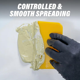 LAUCO spreader bent to demonstrate flexible tip for contouring