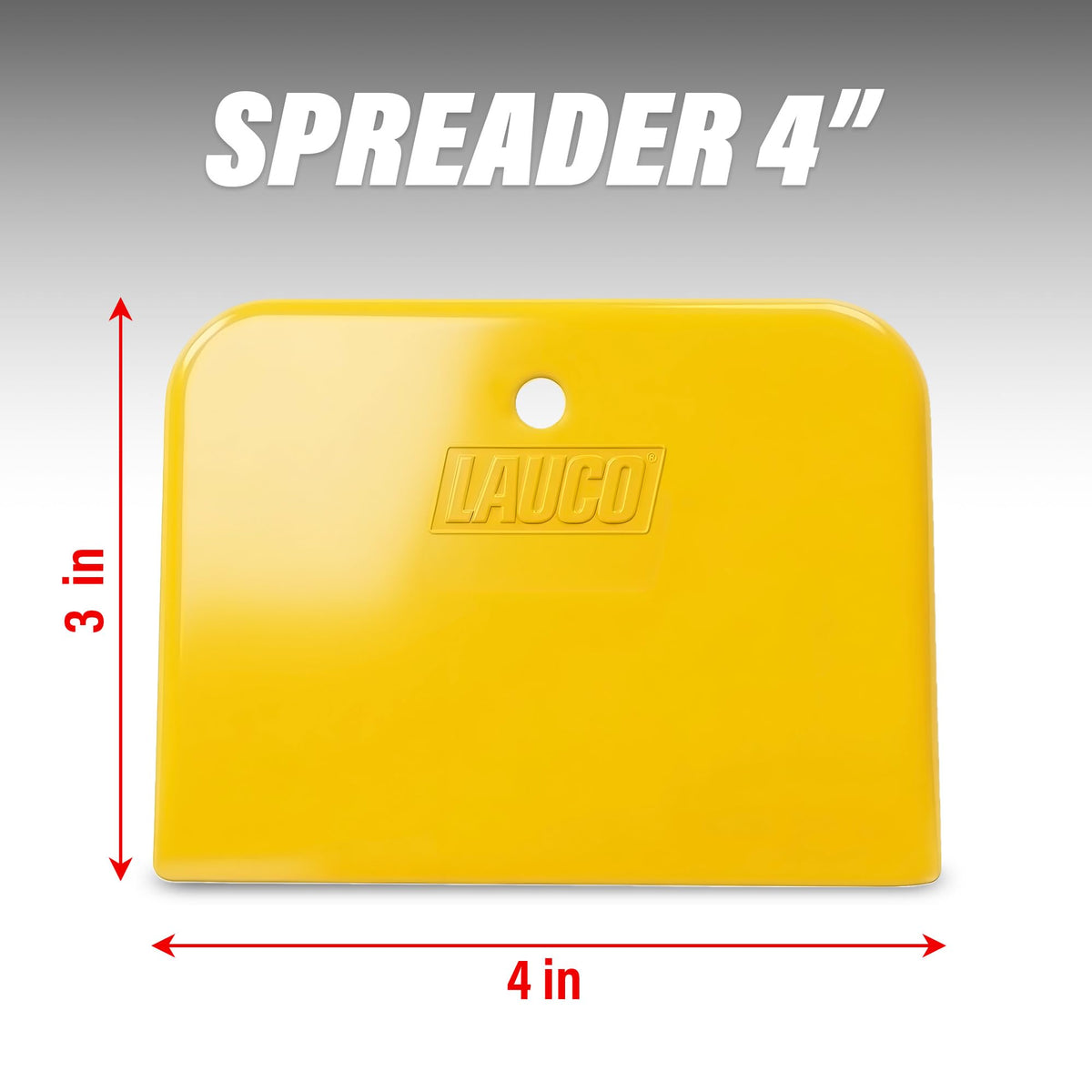 LAUCO close-up of single spreader edge for precise shaping benefit