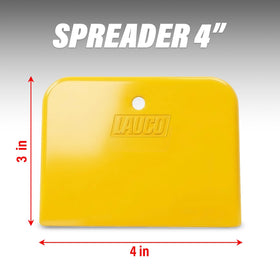LAUCO close-up of single spreader edge for precise shaping benefit