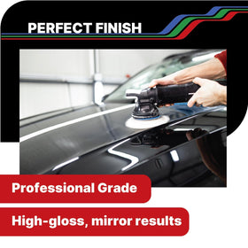 LAUCO Swirl+Plus scratch remover in hand for targeted spot repairs