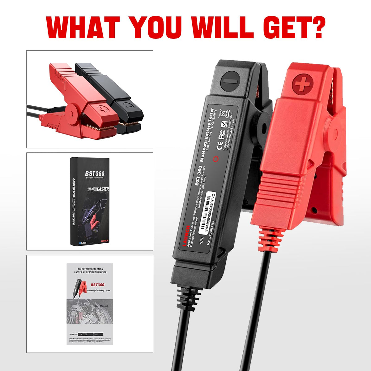 LAUNCH BST 360 on garage bench with tools—reliable shop diagnostics
