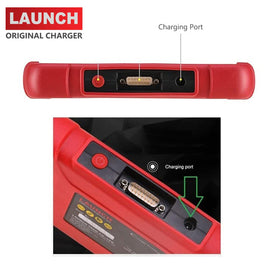 LAUNCH charger cable stretched to show 51-inch length for flexible use