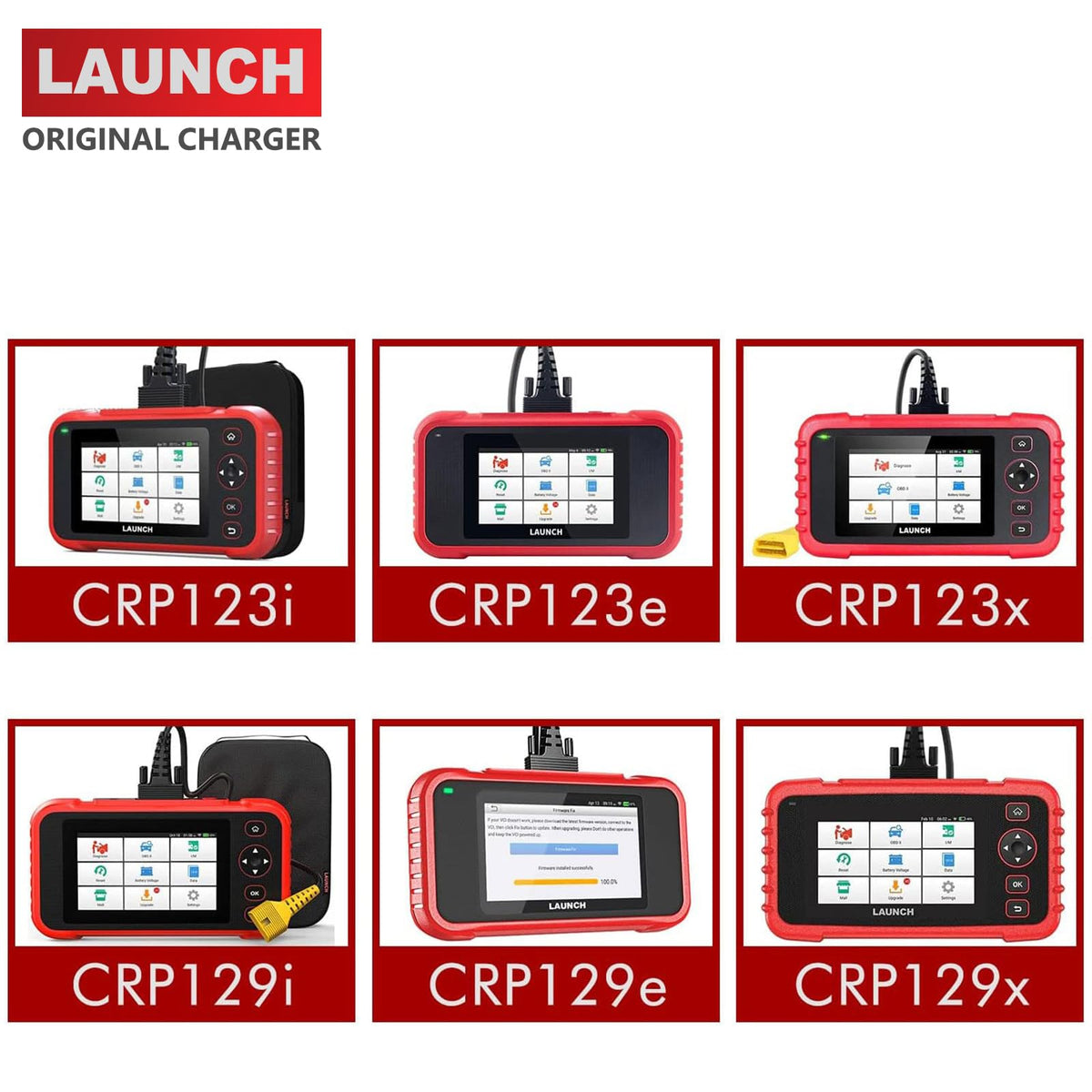 LAUNCH plug and label with specifications visible for correct compatibility
