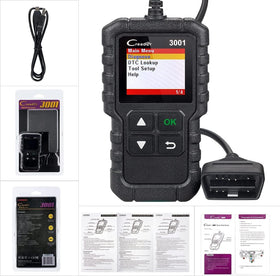 LAUNCH Creader 3001 freeze-frame display showing snapshot data to help pinpoint fault conditions