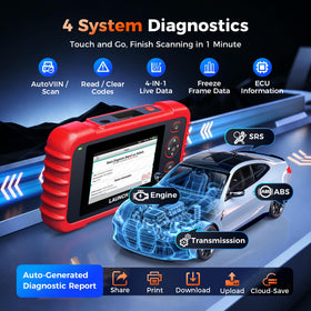 LAUNCH CRP123X connected under hood streaming live data for faster fixes