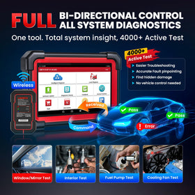LAUNCH executing bidirectional actuation test to verify component function benefit