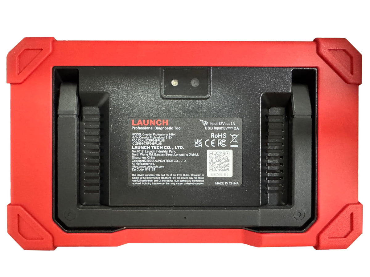 LAUNCH CRP919X Wi‑Fi update screen showing weekly software upgrades for broad coverage