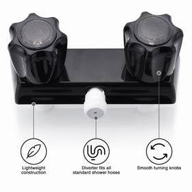 LavishStream dimensions beside measuring tape illustrating compact size for RV installations