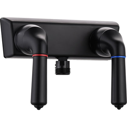 LavishStream front view black faucet showing sleek finish and easy control