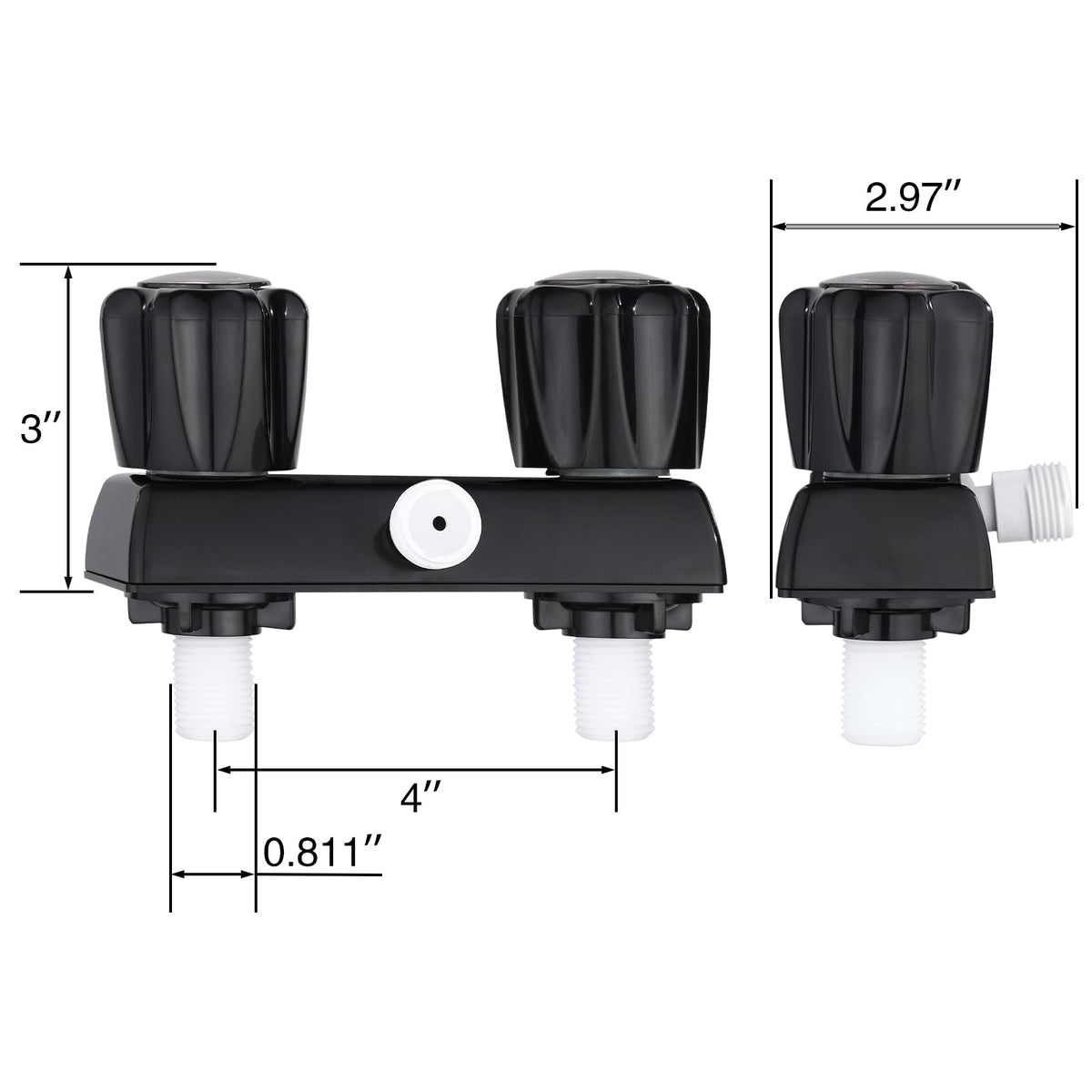 LavishStream handheld showerhead showing trickle valve for water saving and easier rinsing