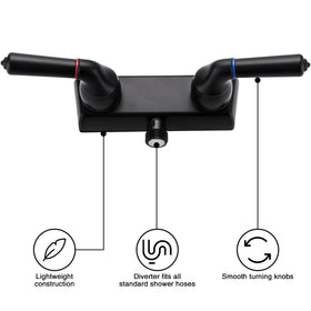LavishStream included screws anchors bracket and guide ring for fast installation