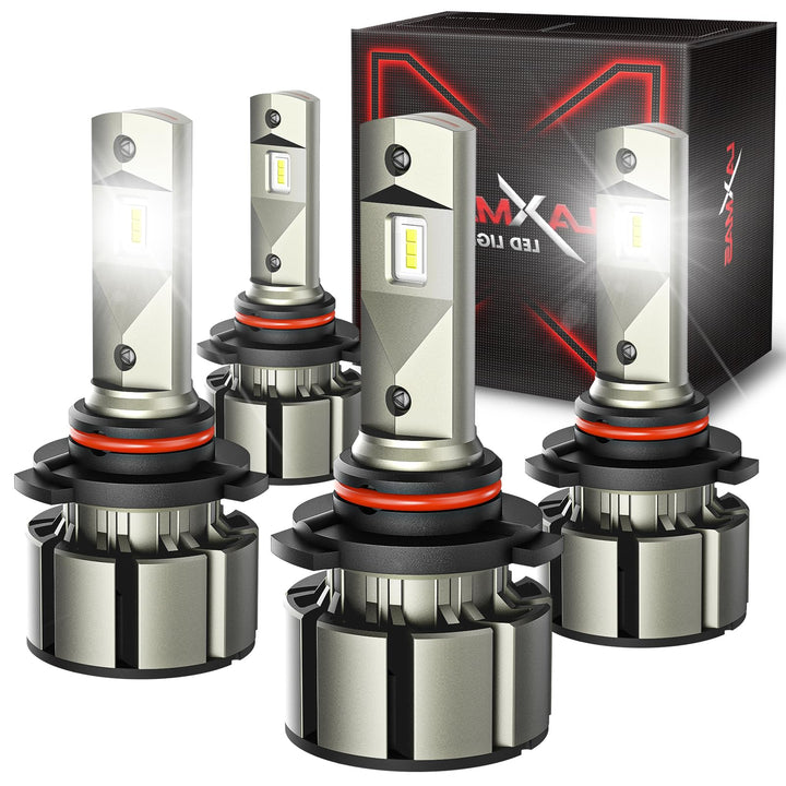 Laxmas front packaging showing bulbs and benefits