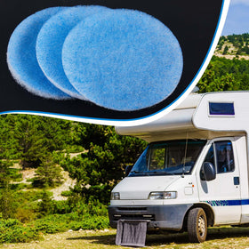 Layhit filters in camper interior portraying cleaner vents and comfort