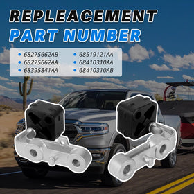 Lazenta assembled kit installed under Ram 1500 demonstrating stable exhaust support