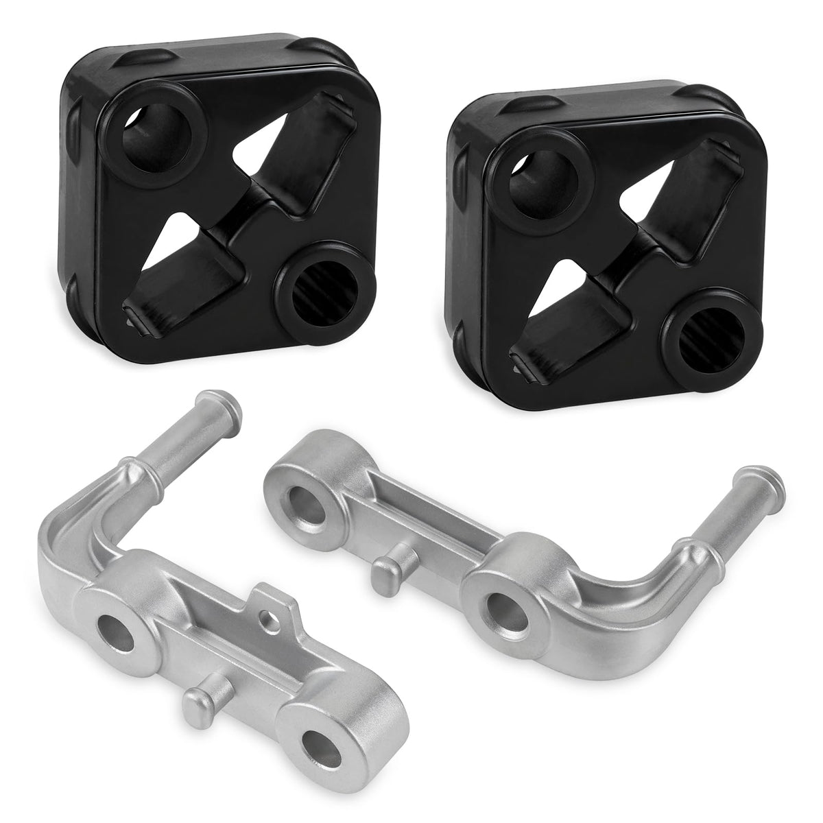 Lazenta front view of bracket assembly showing secure fit and noise reduction