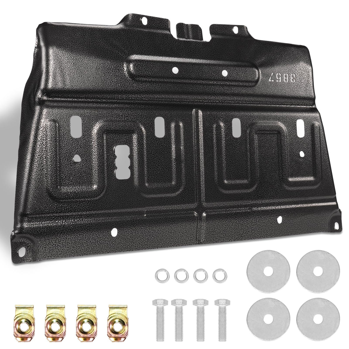 Lazenta front packaging view showing durable shield and included hardware benefit protection
