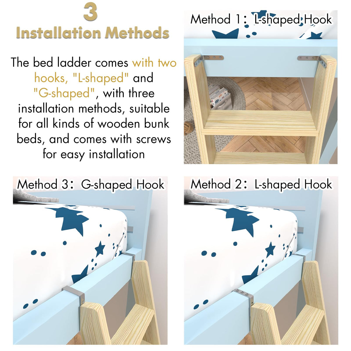 LBMBMO hooks and mounting hardware displayed for hanging or screw-fixed installs