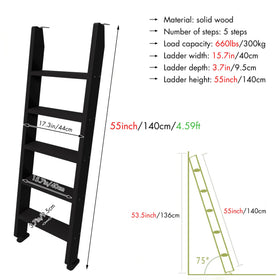 LBMBMO side profile highlighting 3/4 inch thick solid wood strength