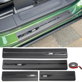 LBNCOBAG front sill assembled on Bronco, protects threshold from scratches