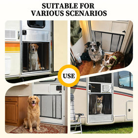 LCGAOYA lifestyle campsite RV entry scene showing protection in use benefit