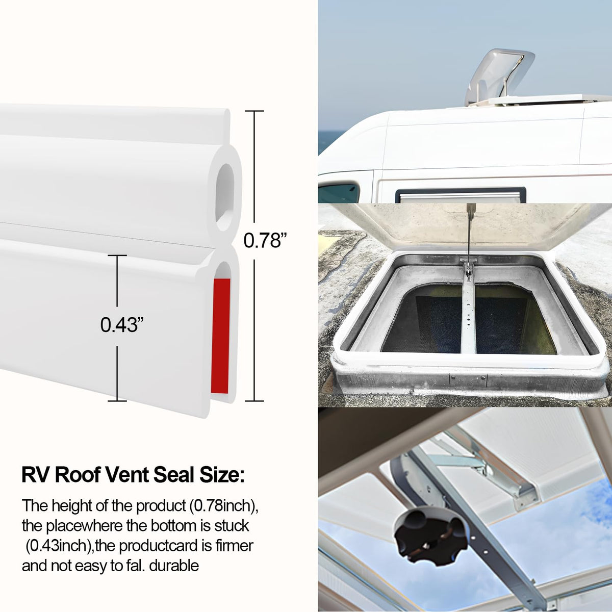 LCGAOYA seal edge close-up illustrating snug fit and reduced wind noise