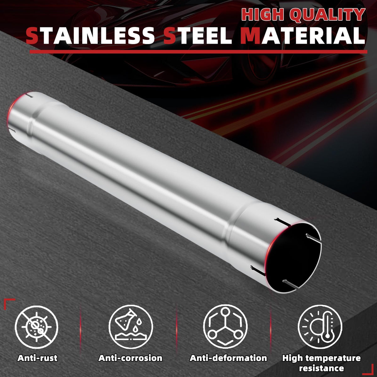 LCGP stainless surface detail highlighting corrosion resistance
