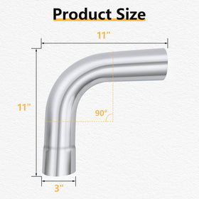 LCGP close-up of elbow end showing consistent outer diameter for easy joining