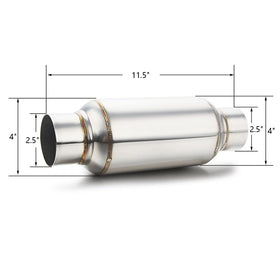 LCGP inlet and outlet view showing 2.5-inch ports and easy integration benefit