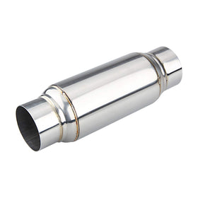 LCGP polished resonator front view showing inlet outlet and professional look