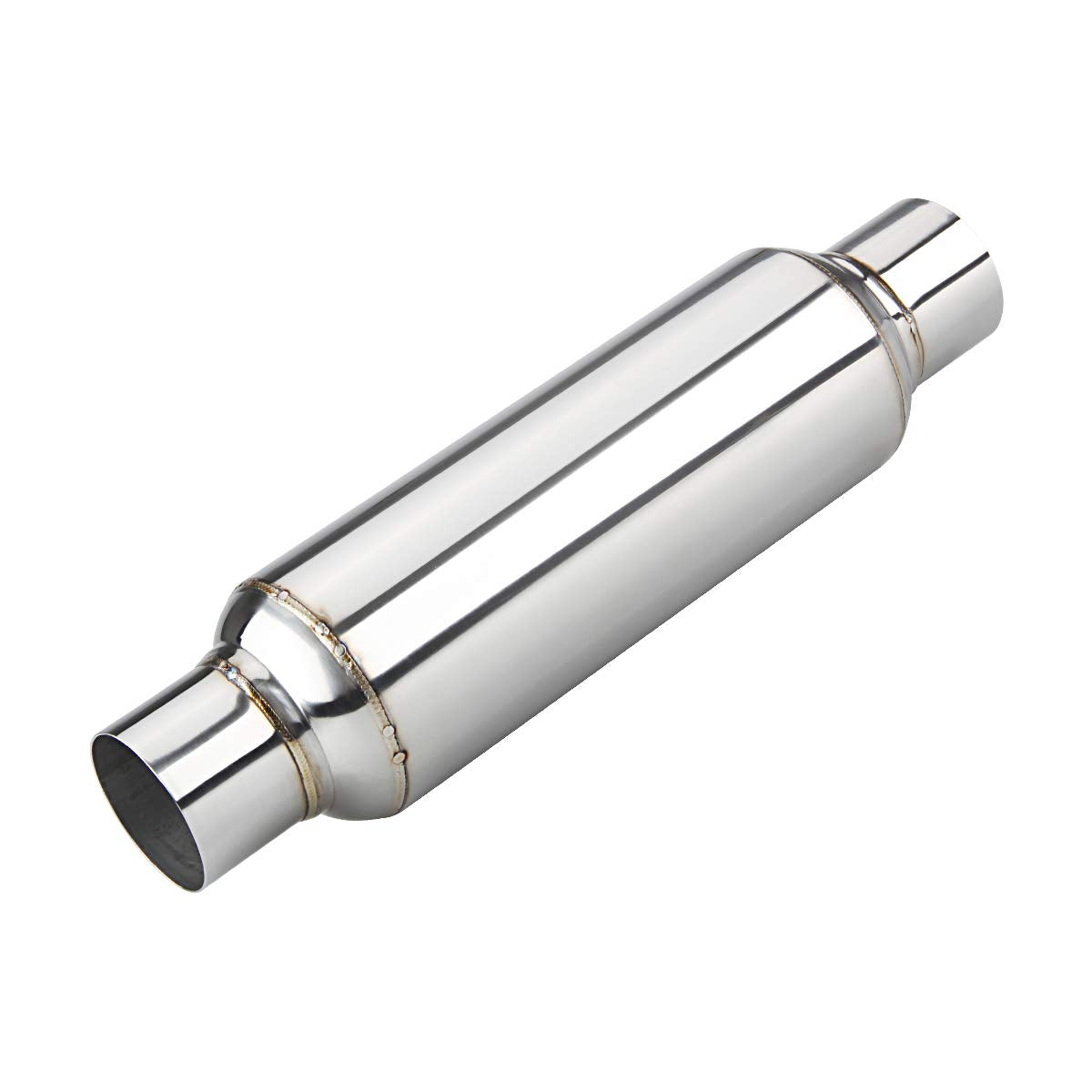 LCGP resonator front view showing polished body and compact length benefit