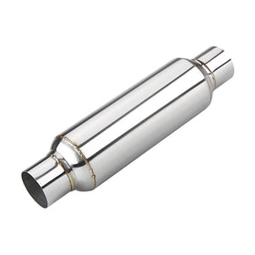 LCGP resonator front view showing polished body and compact length benefit