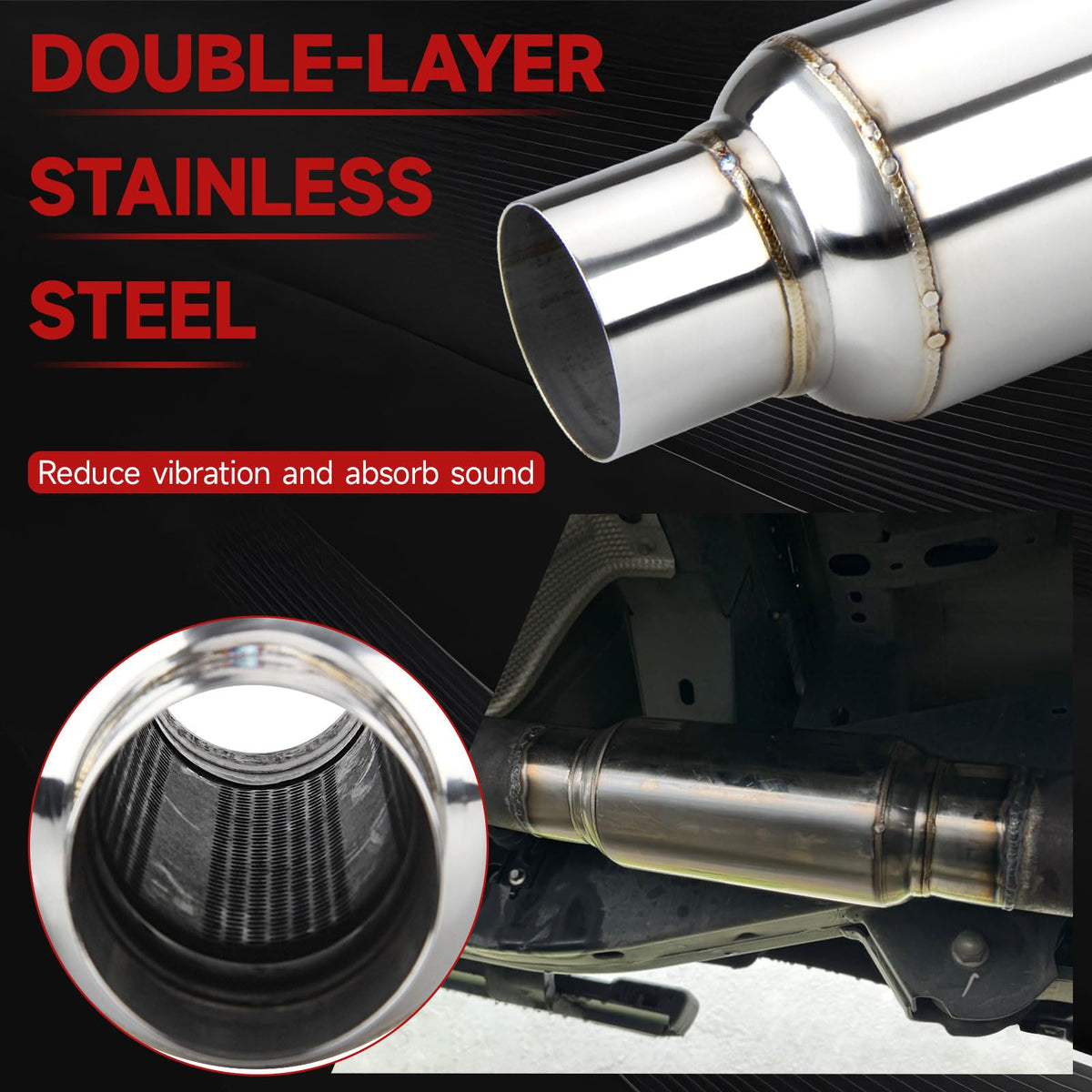 LCGP resonator TIG weld detail highlighting strong seams and durability