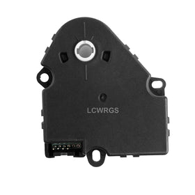 LCWRGS actuator front view showing mounting holes and plug for easy replacement