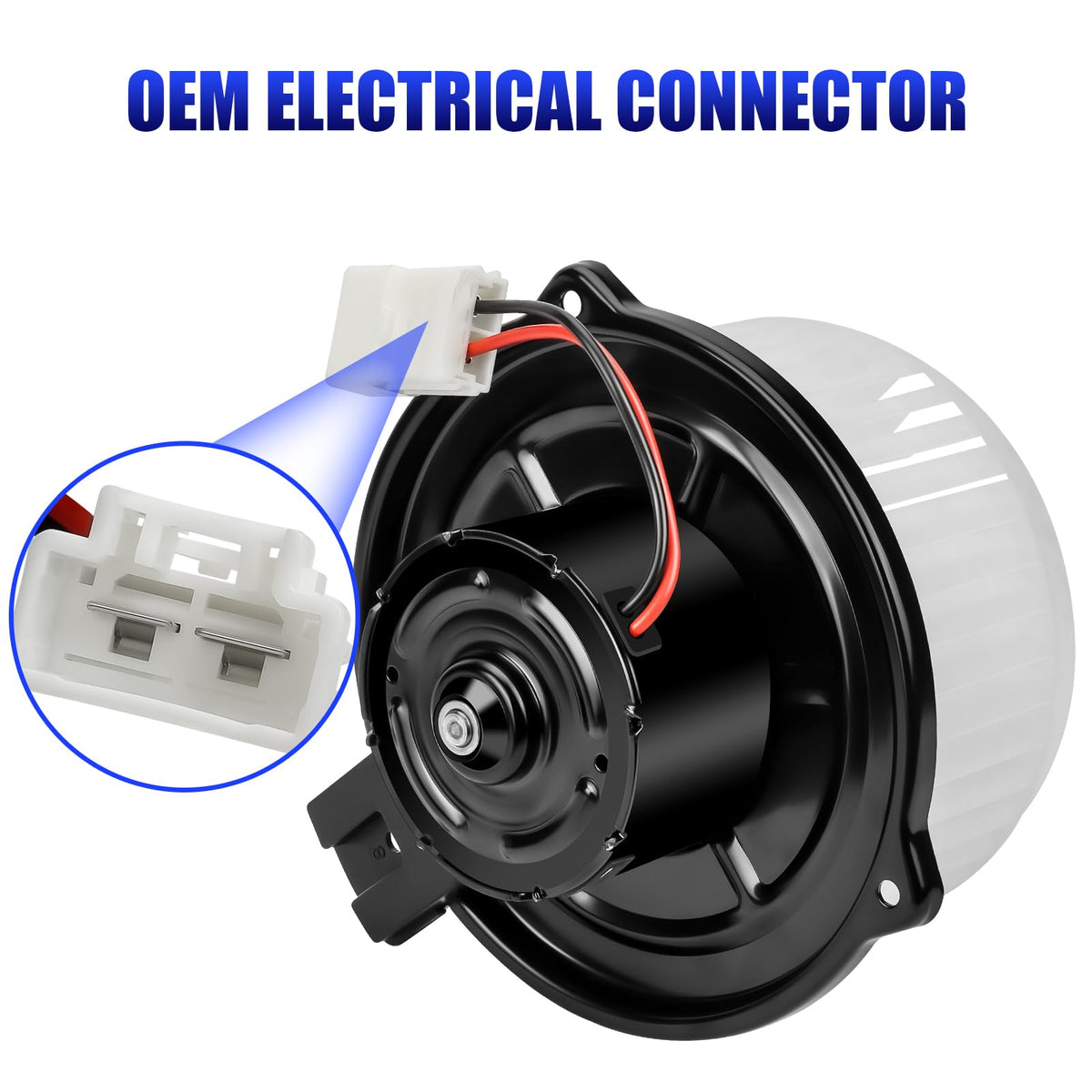 LCWRGS electrical connector detail for quick plug-in, easy installation