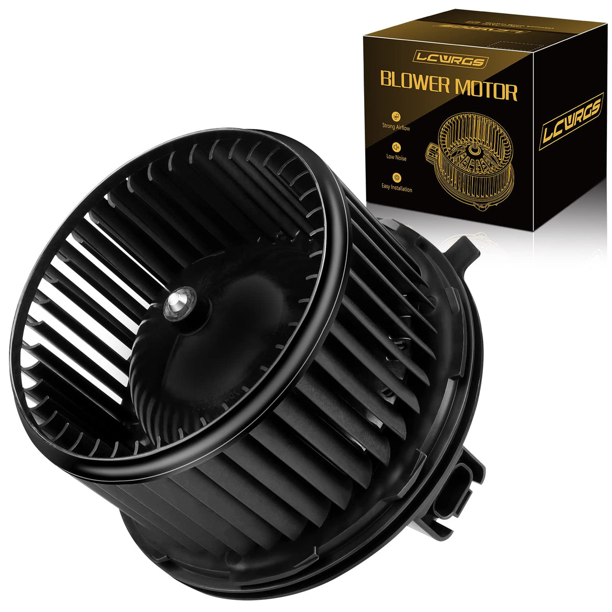 LCWRGS blower motor front assembly showing fit and benefit of direct-fit installation
