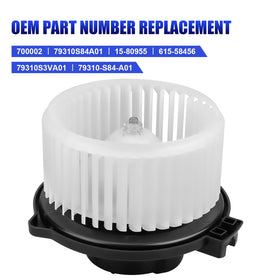 LCWRGS blower motor installed in vehicle HVAC compartment for direct-fit replacement benefit