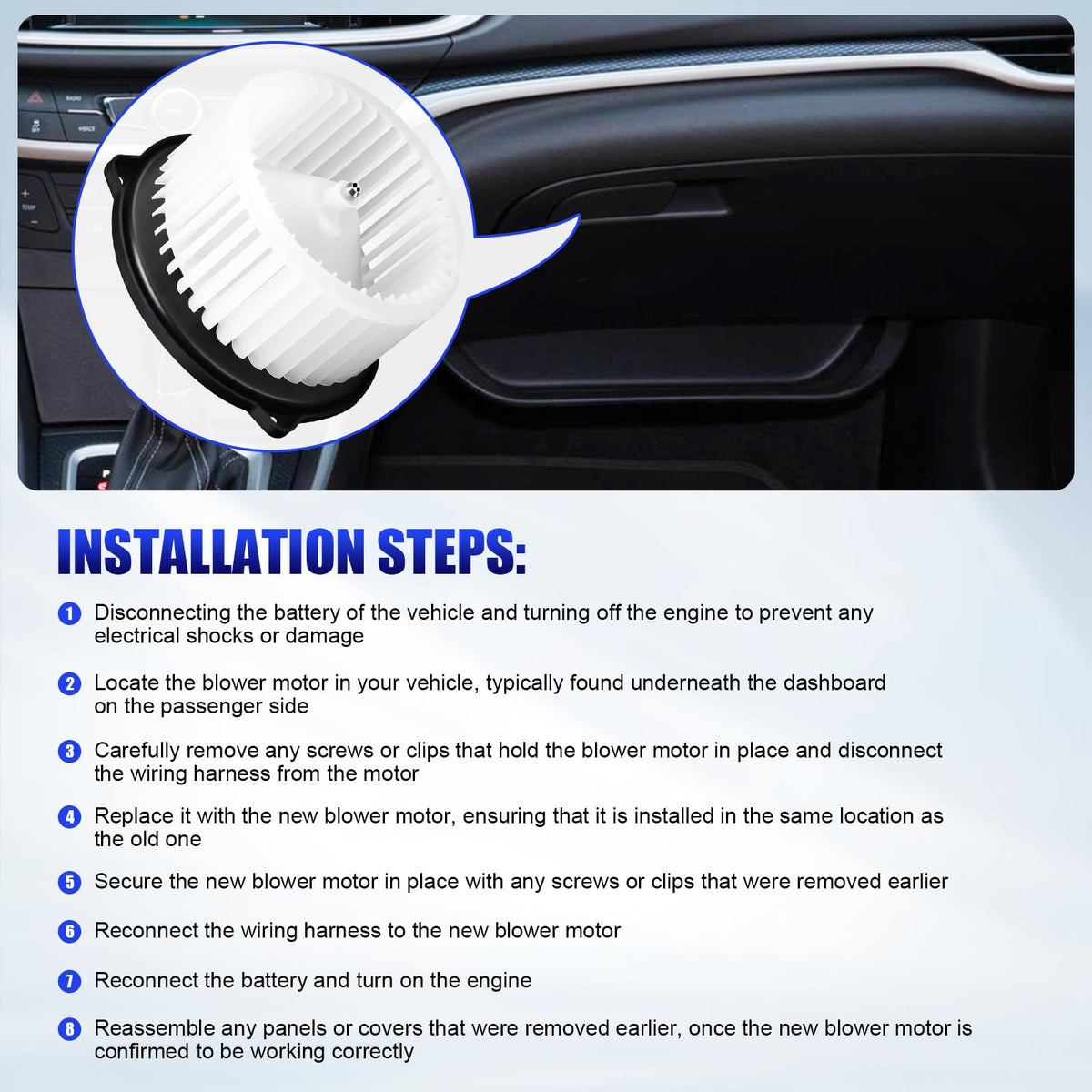LCWRGS installed inside car cabin demonstrating improved comfort and consistent airflow