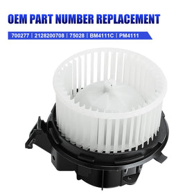 LCWRGS blower motor side profile highlighting durable construction for longer life