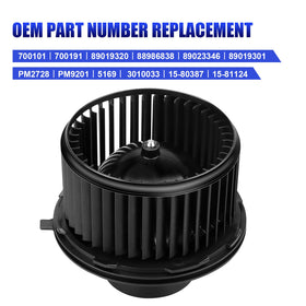 LCWRGS side profile of blower motor showcasing compact design for dash clearance