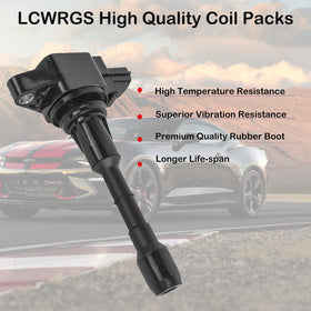 LCWRGS coil close-up showing boot and connector for reliable OE-style fitment benefit