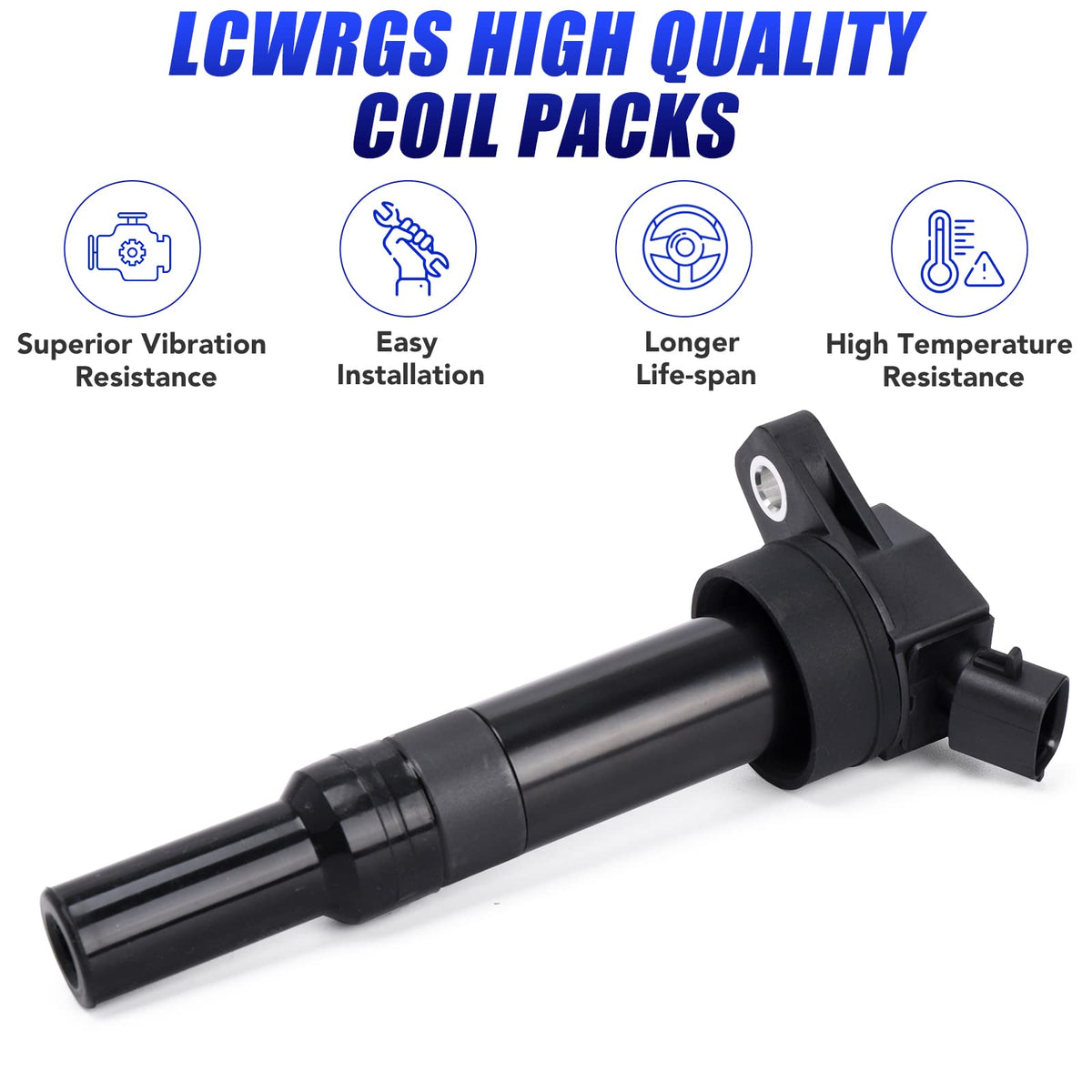 LCWRGS coil close-up of electrical connector, highlighting secure fit and reliable conductivity