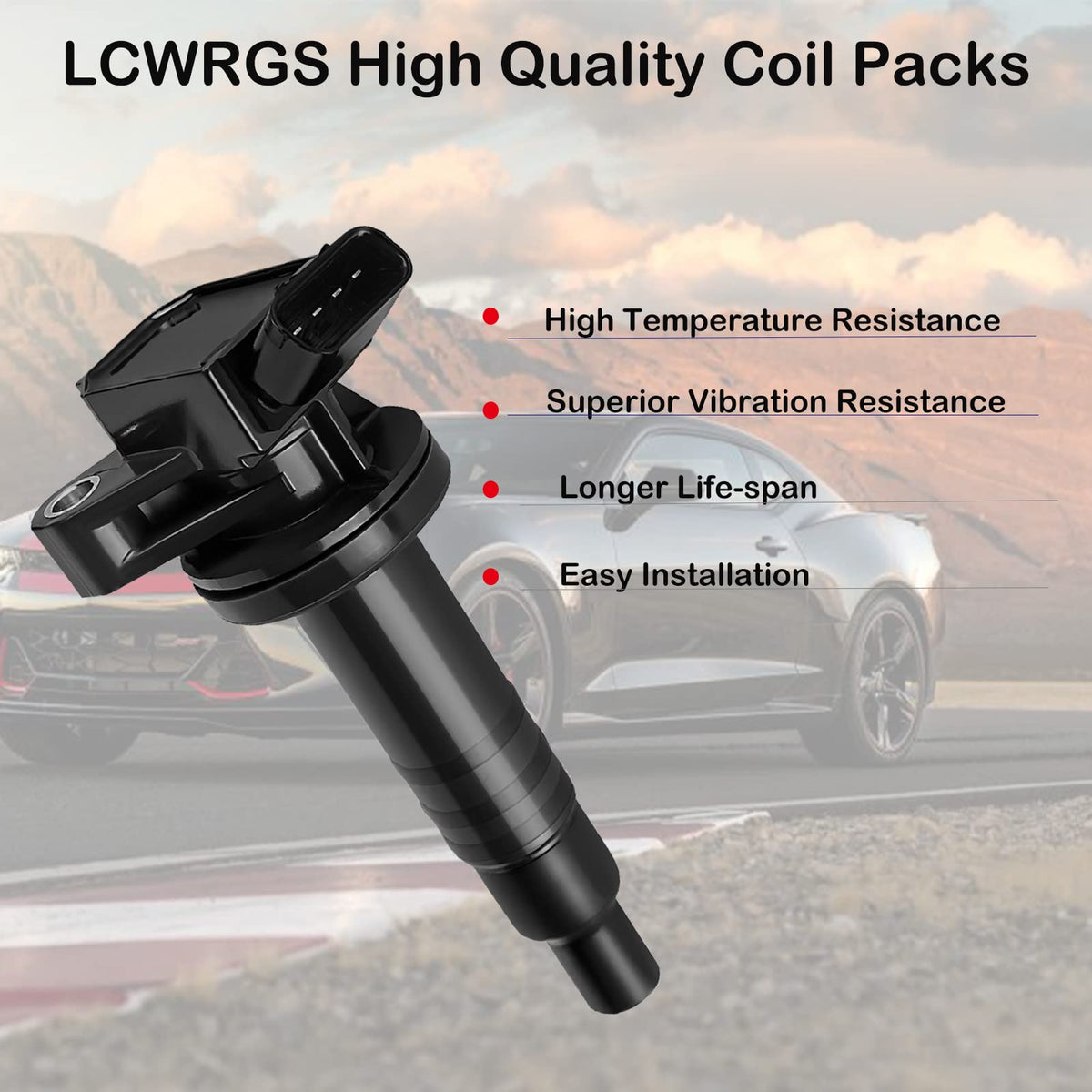 LCWRGS coil close-up showing copper windings for stronger spark delivery