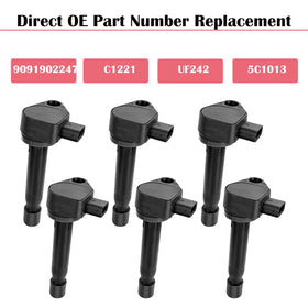 LCWRGS ignition coil installed on engine demonstrating improved reliability benefit