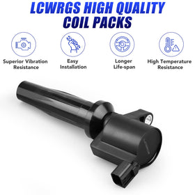 LCWRGS ignition coil close-up showing insulation and build quality for durability
