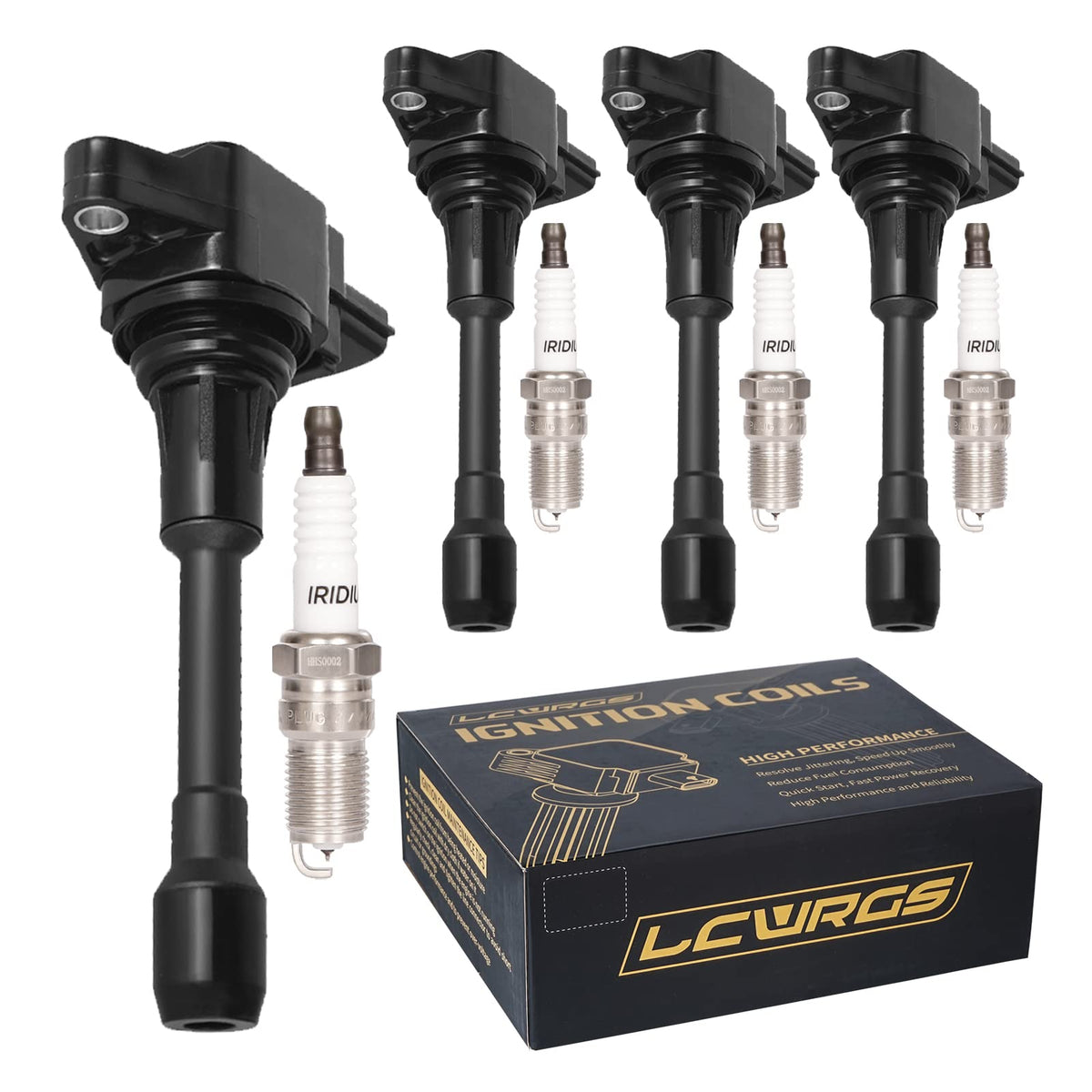 LCWRGS coil pack front view showing connector and robust housing benefit improved reliability