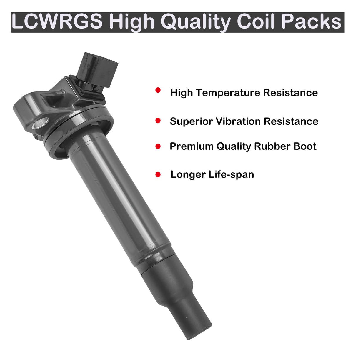 LCWRGS coil top label close-up showing part numbers for fast verification benefit