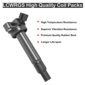 LCWRGS coil top label close-up showing part numbers for fast verification benefit