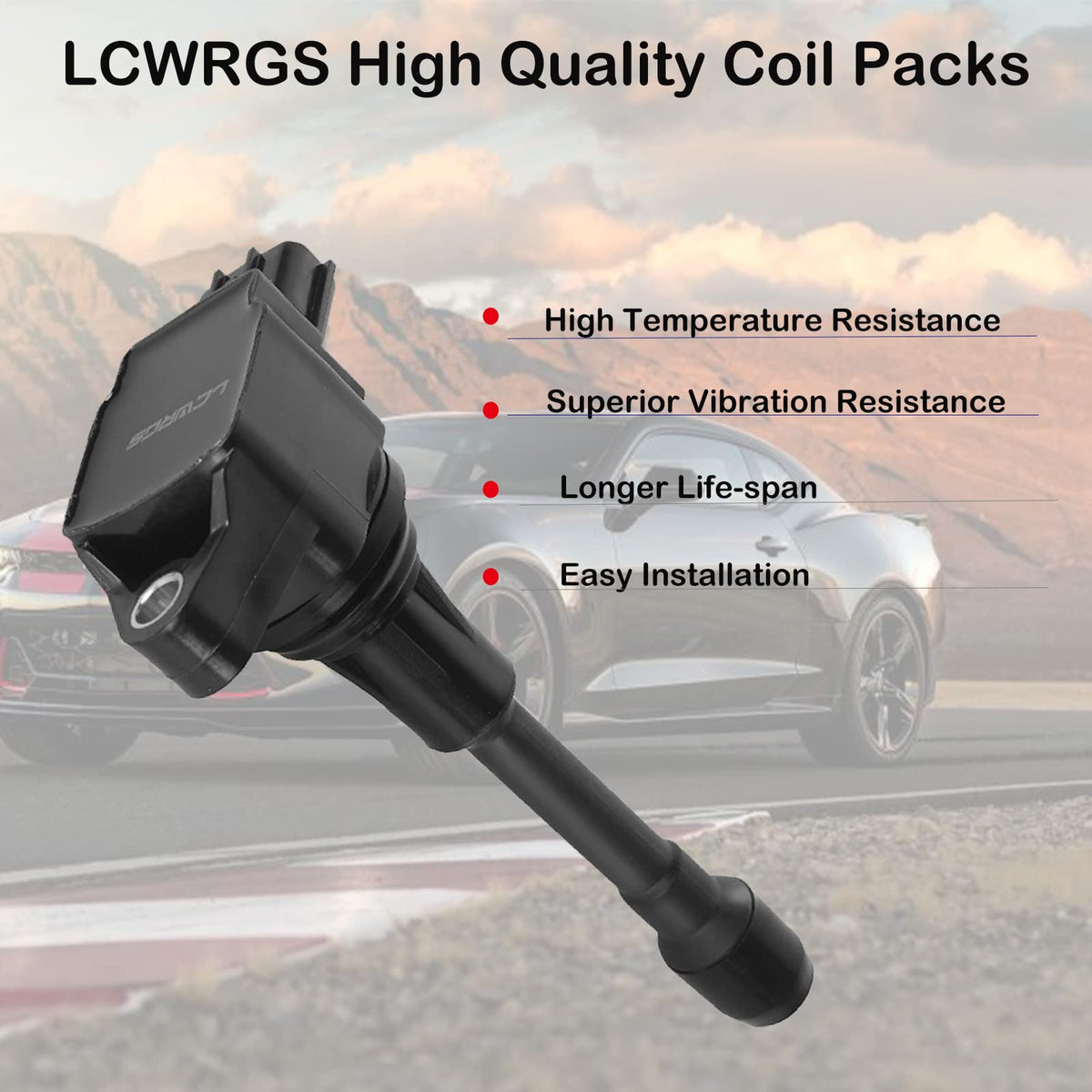 LCWRGS coils and plugs packaged together for complete ignition replacement convenience